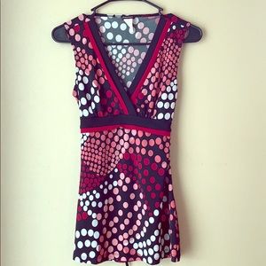 3/$15 EUC Maurices Dot Top